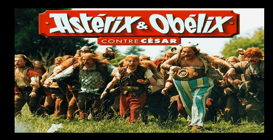 Asterix and Obelix Take on Caesar Title Screen